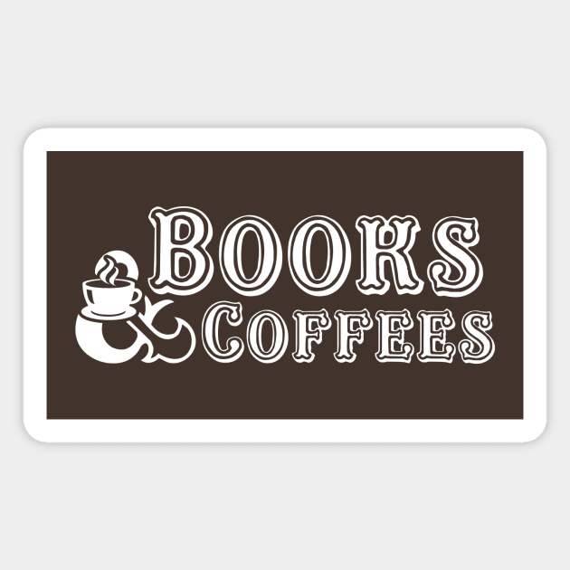 Books and coffees Magnet by DrMonekers